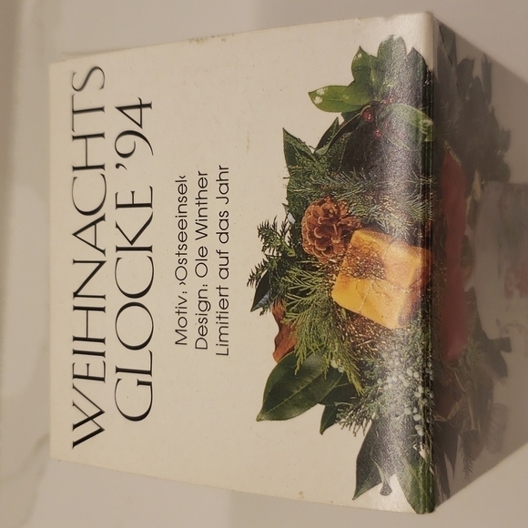 𝅺hutschenreuther Germany Weihnachts Glocke '94 Christmas Bell 1994 The Mark - Picture 10 of 10